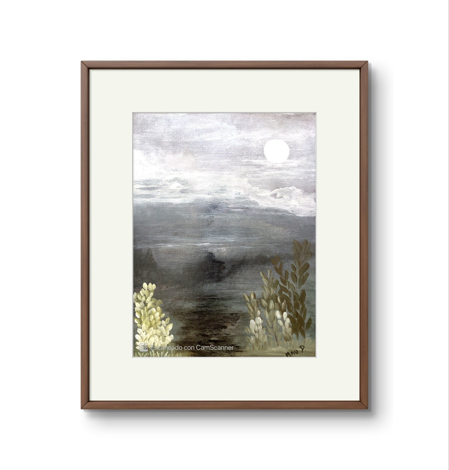 Acryl auf Papier | Am Horizont