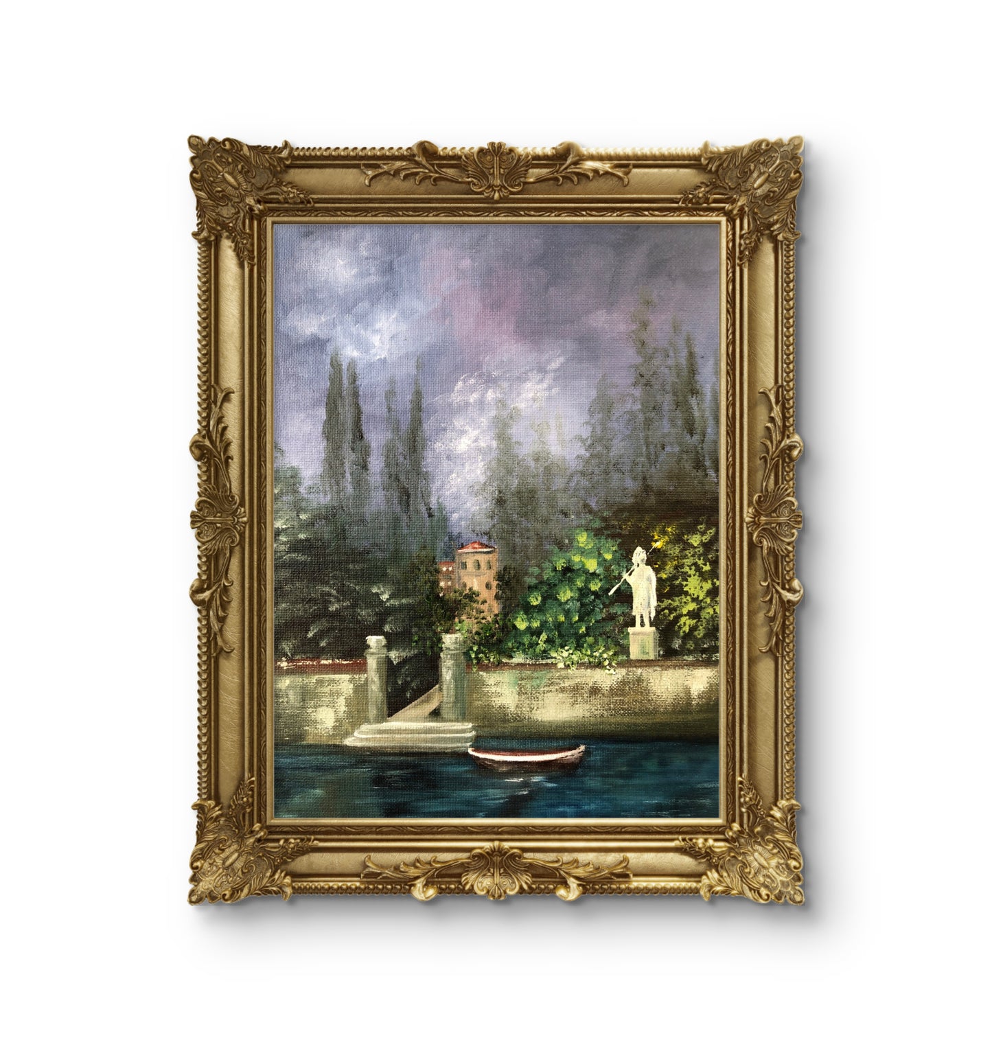 "Lago Como" | Óleo sobre lienzo