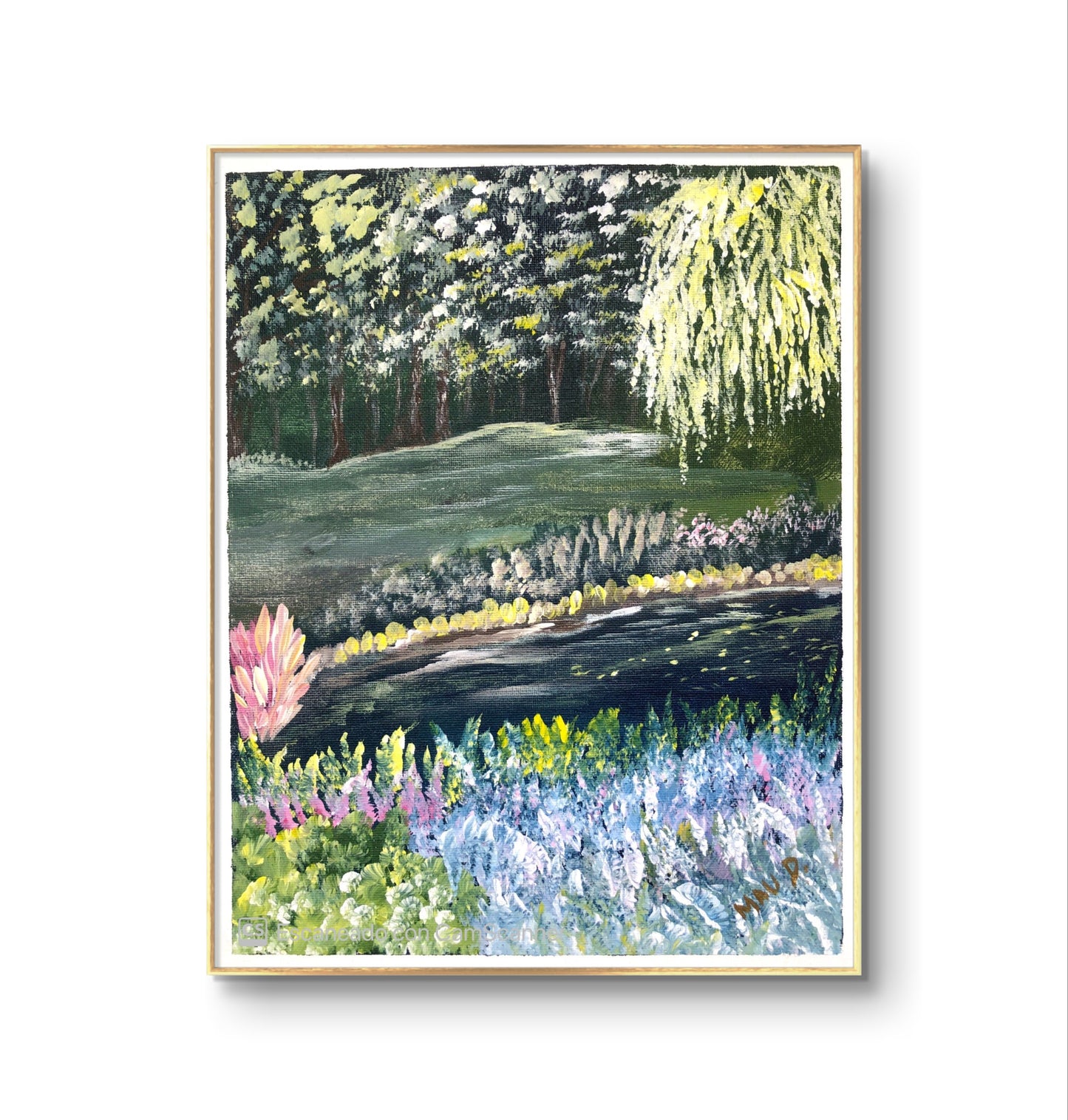 Acrylic on canvas | Among Flowers