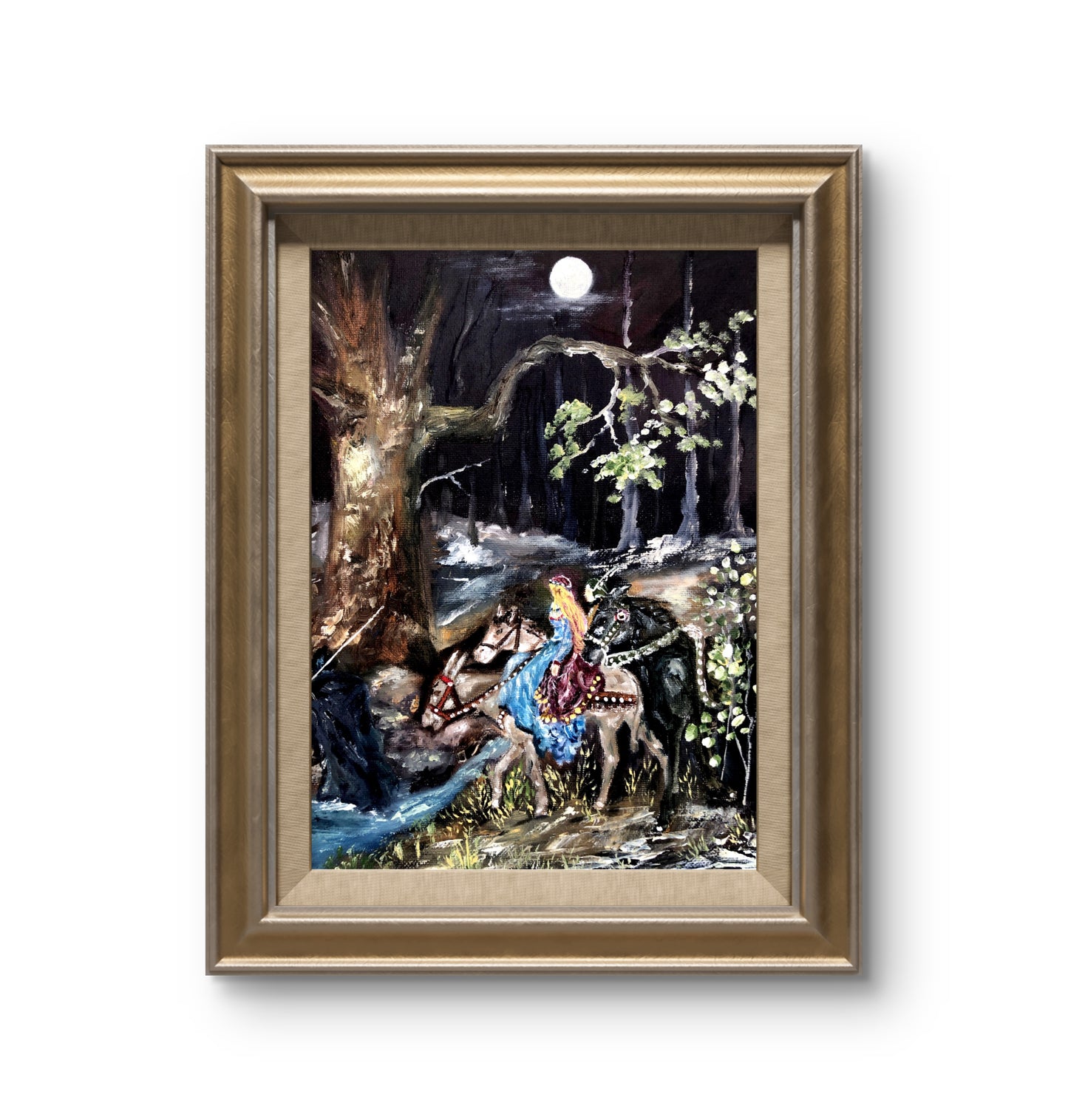 "Florence en el Bosque" | Óleo sobre lienzo