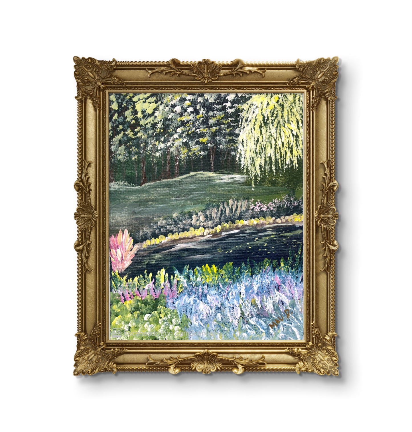 Acrylic on canvas | Among Flowers