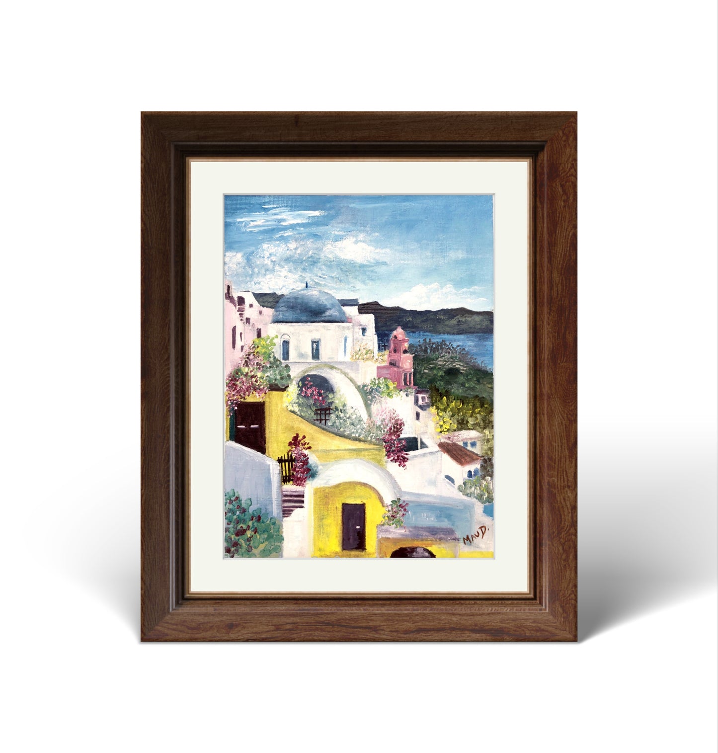 "Santorini" | Óleo sobre papel
