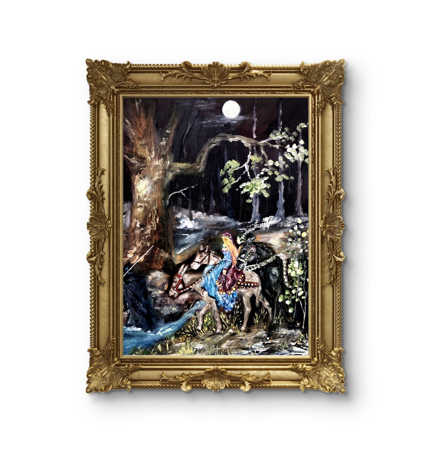 "Florence en el Bosque" | Óleo sobre lienzo