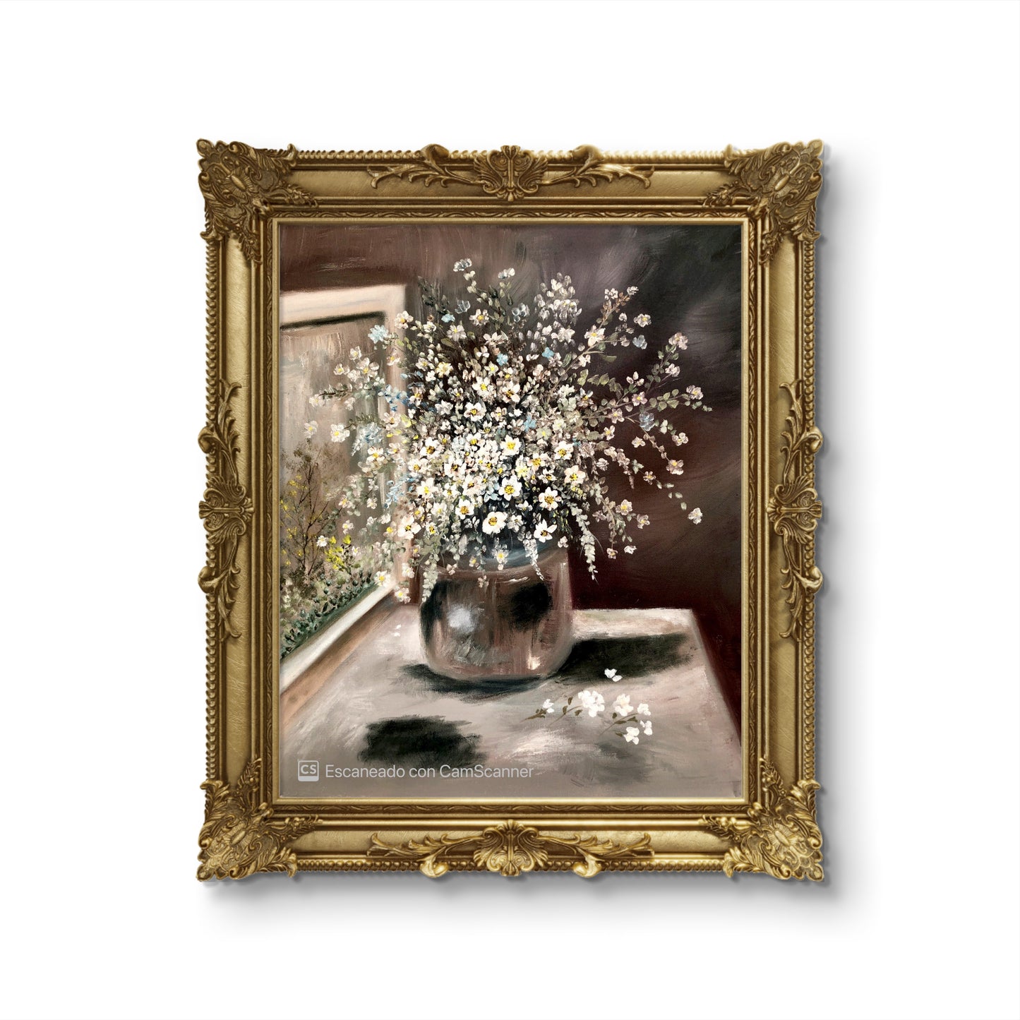 Oil on canvas | Daisies