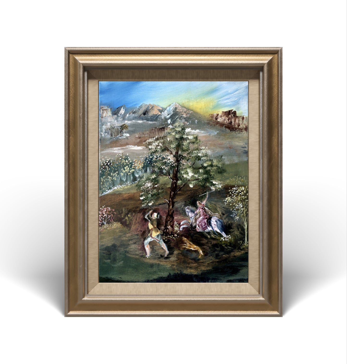 "Bianca y Pier" | Óleo sobre lienzo