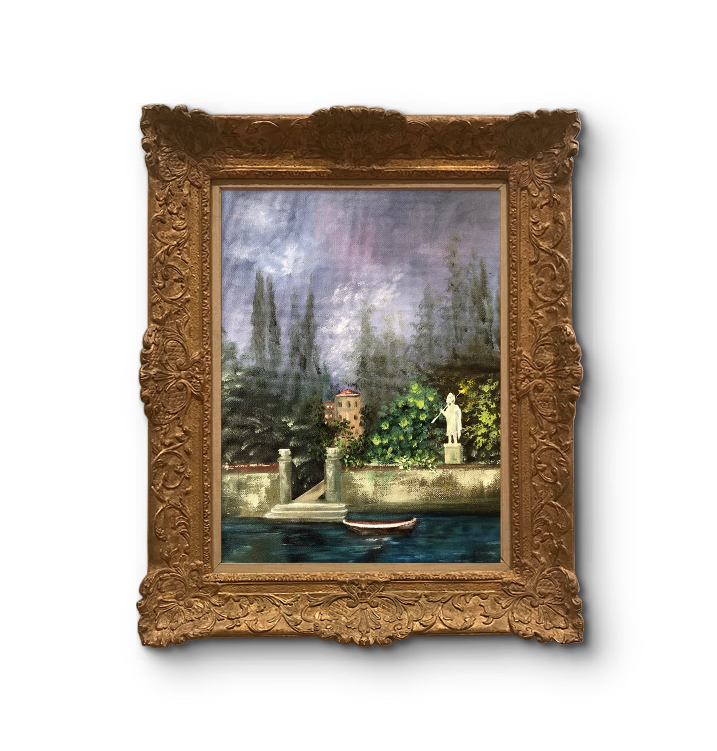 "Lago Como" | Óleo sobre lienzo