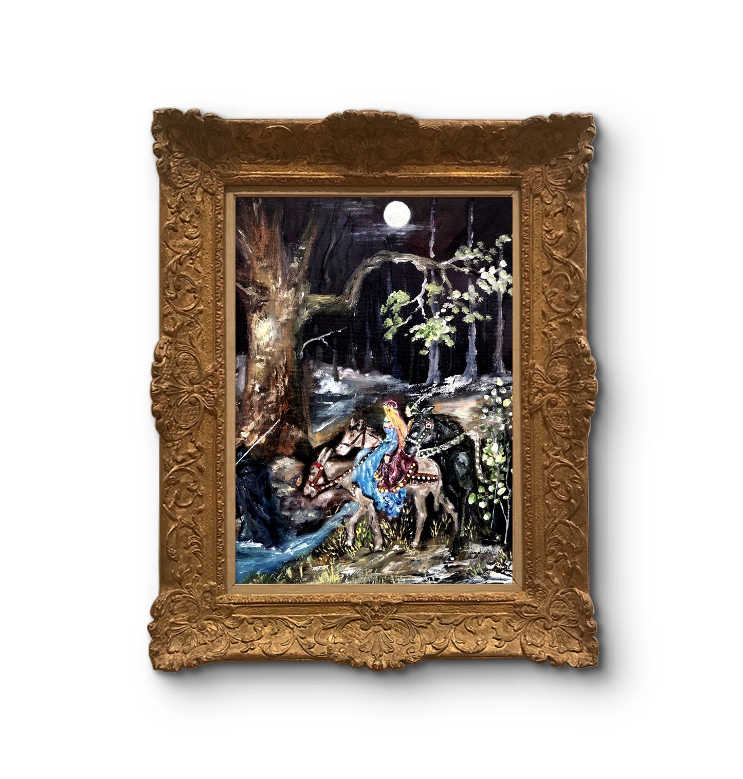 "Florence en el Bosque" | Óleo sobre lienzo