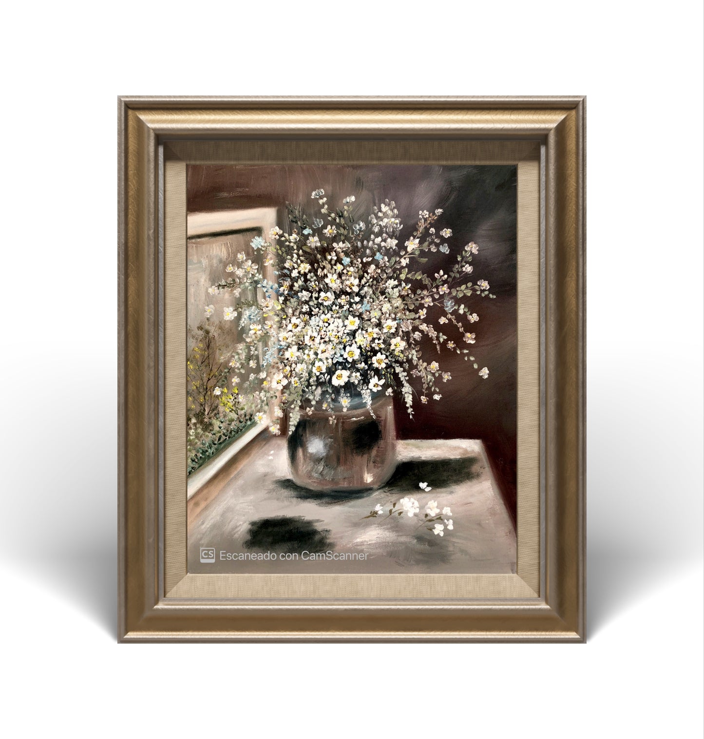Oil on canvas | Daisies