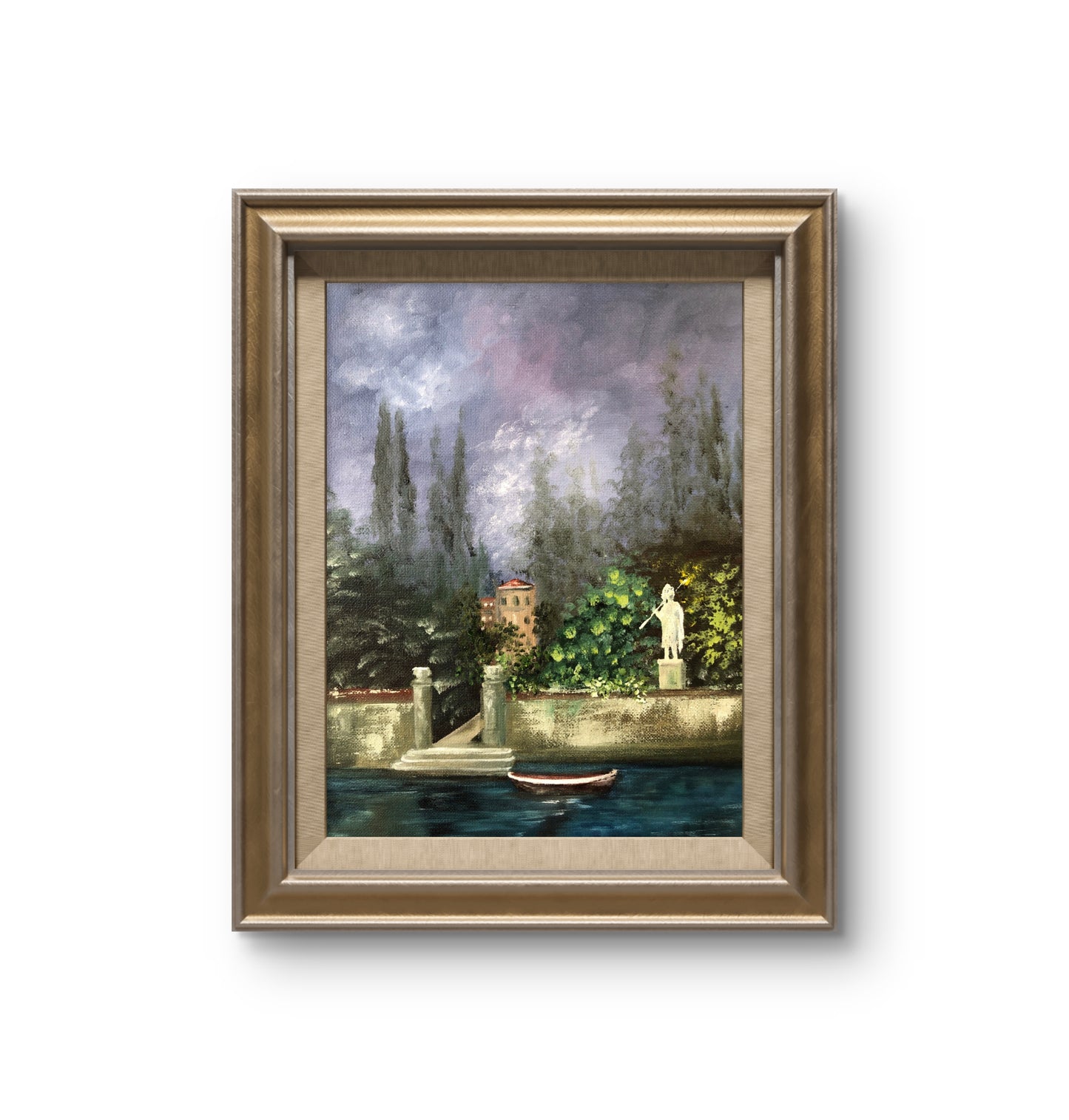 "Lago Como" | Óleo sobre lienzo