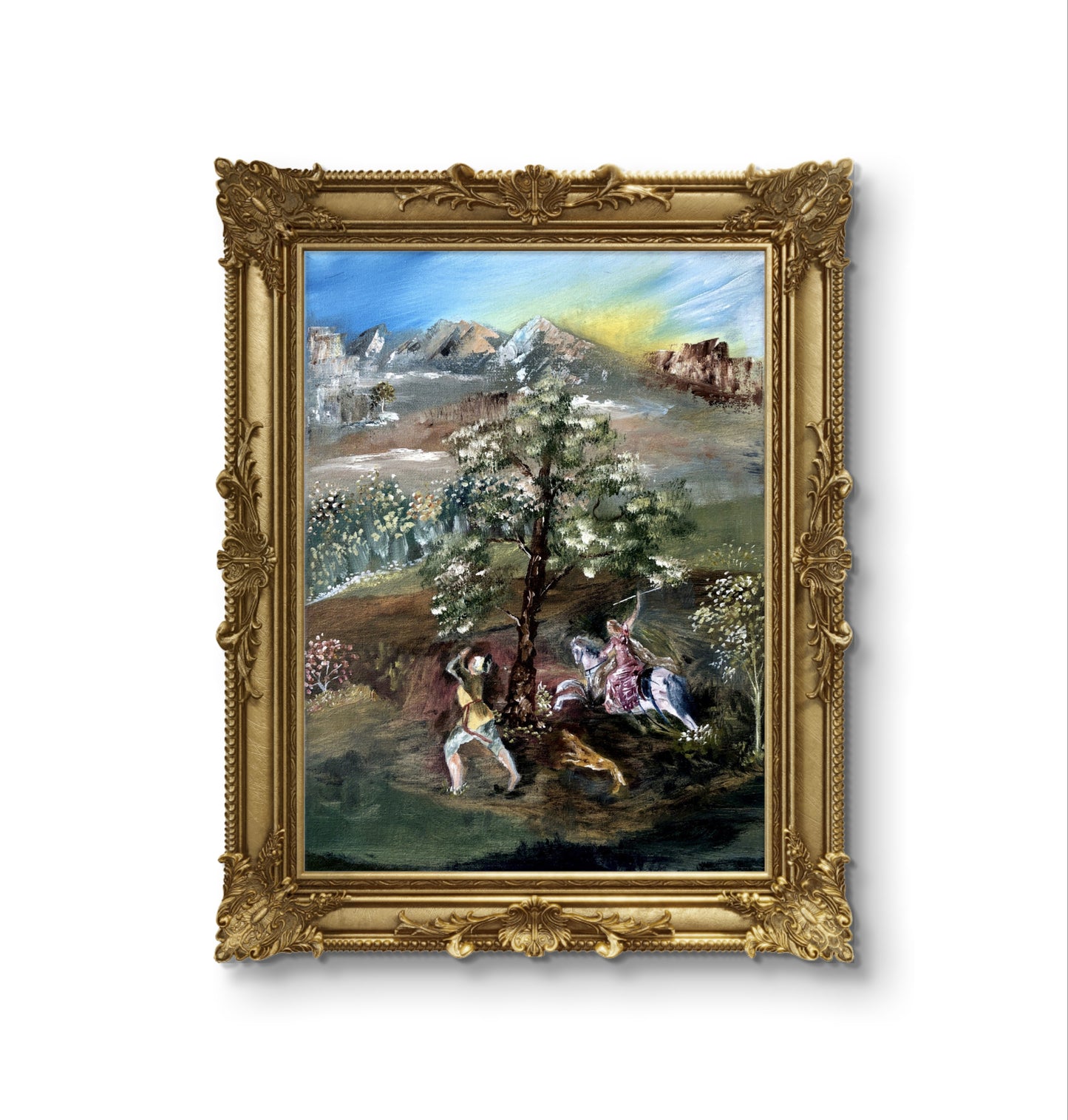 "Bianca y Pier" | Óleo sobre lienzo