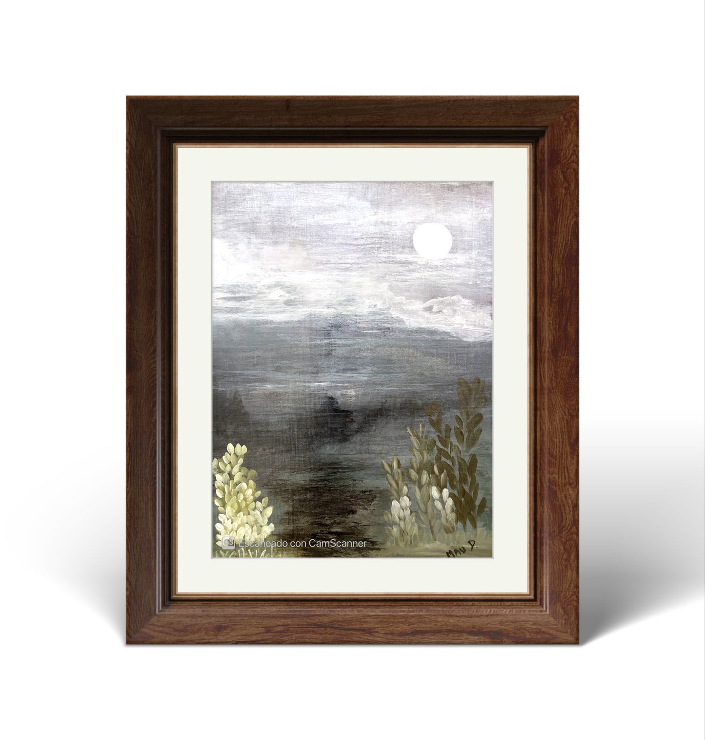 Acryl auf Papier | Am Horizont