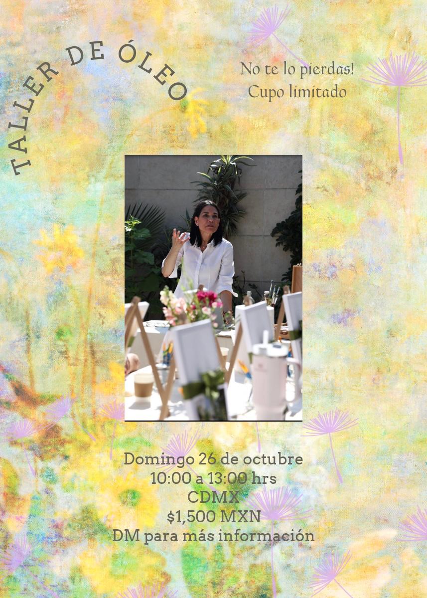 ✨ ¡NUEVO TALLER DE ÓLEO MAU D’ ART. Al ESTILO MONET! 🎨🌷👩🏻🎨