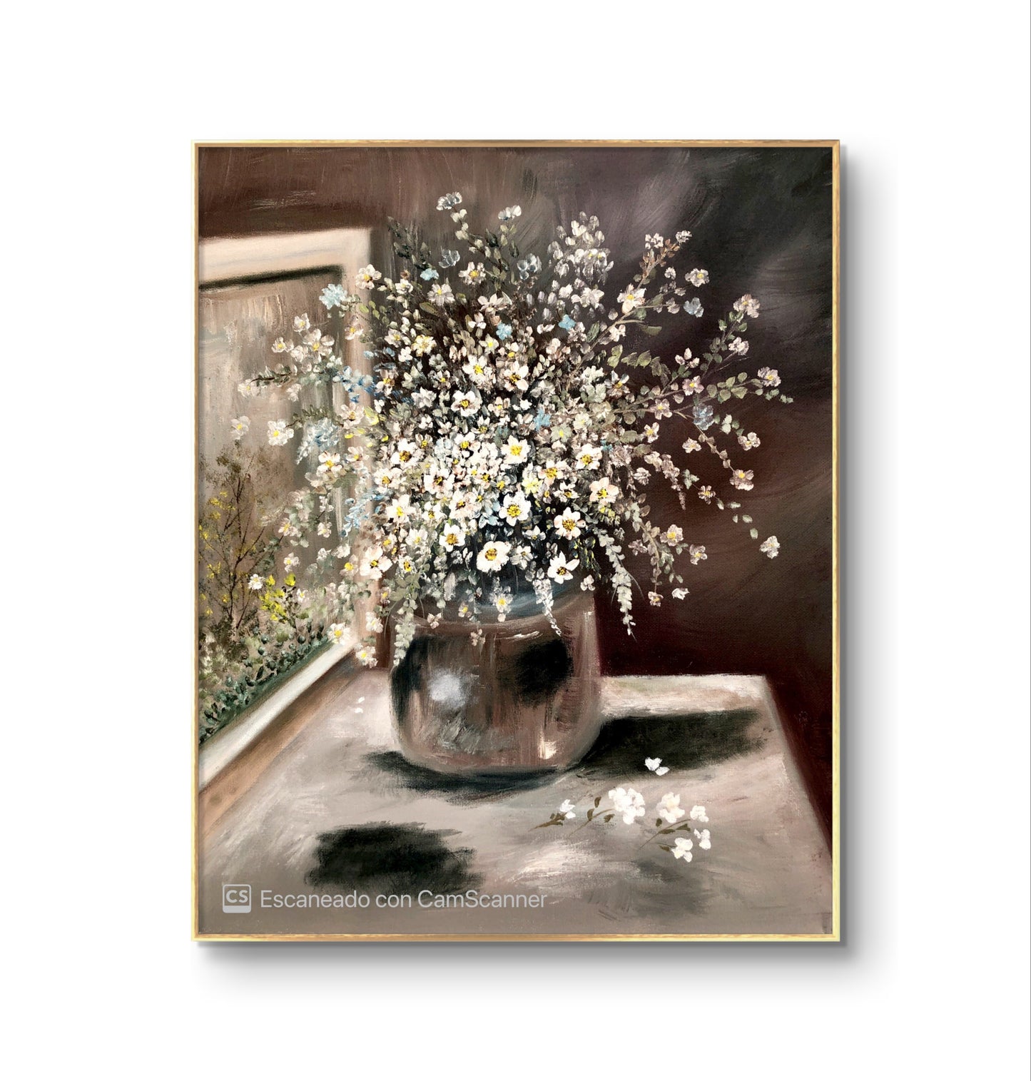 Oil on canvas | Daisies