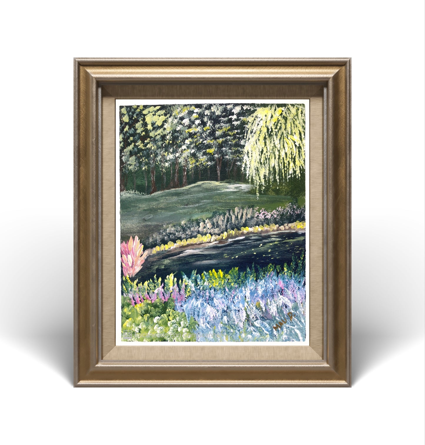 Acrylic on canvas | Among Flowers