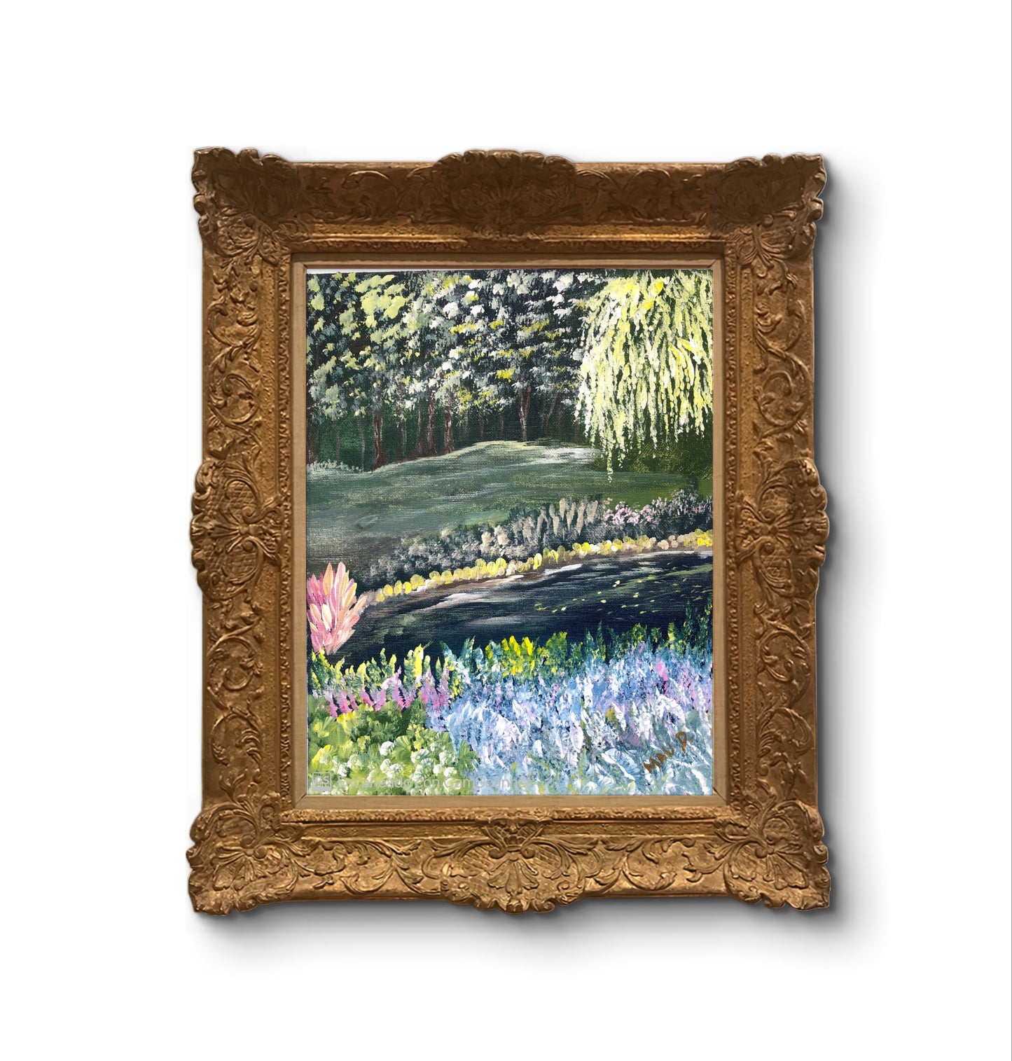 Acrylic on canvas | Among Flowers