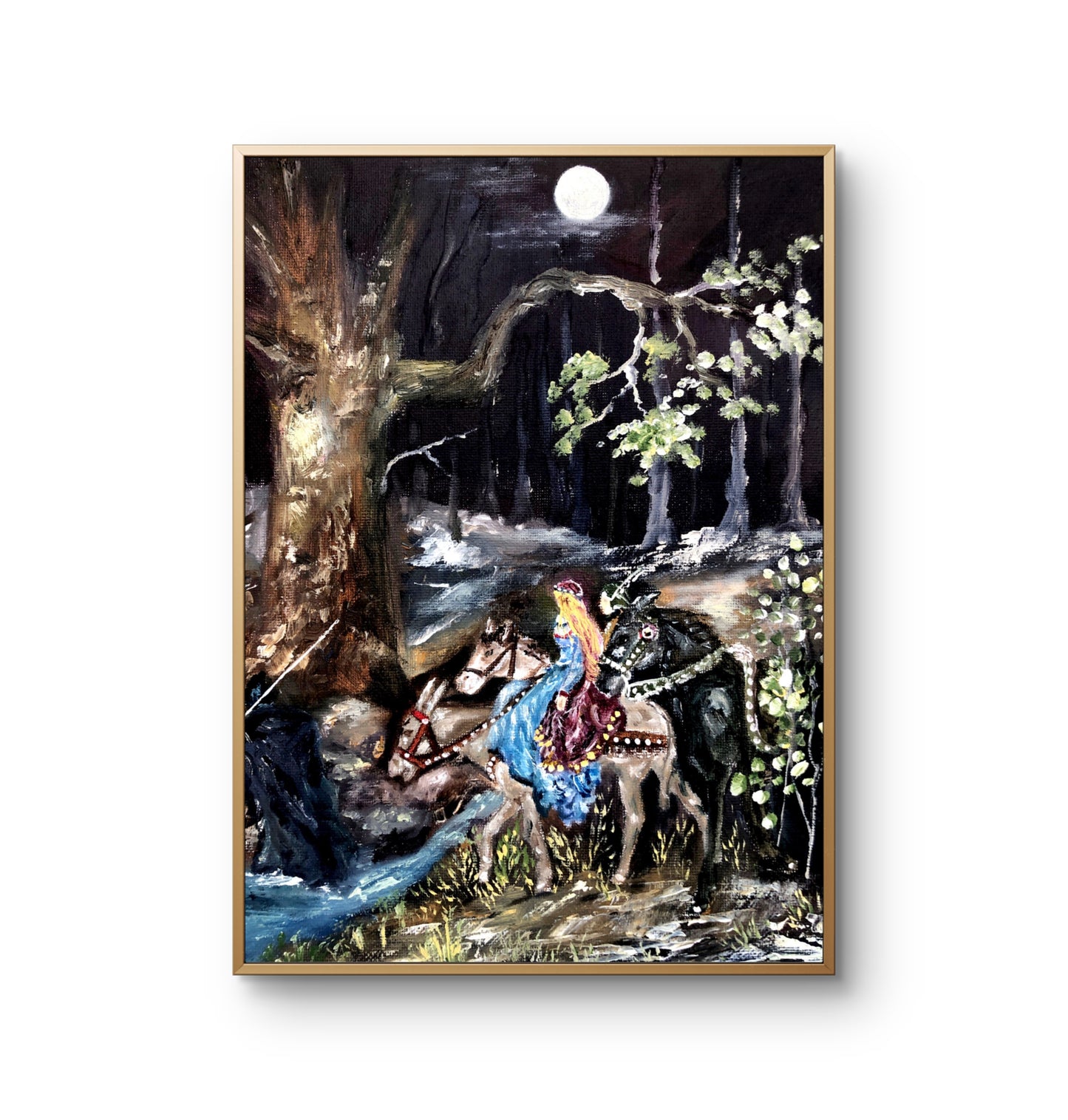 "Florence en el Bosque" | Óleo sobre lienzo
