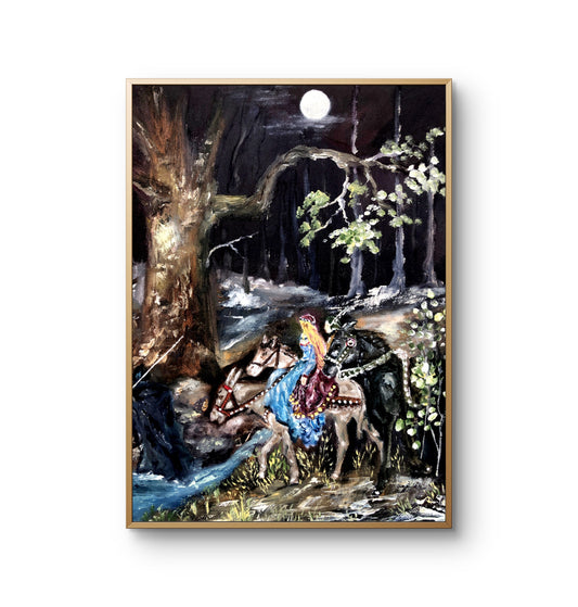 "Florence en el Bosque" | Óleo sobre lienzo