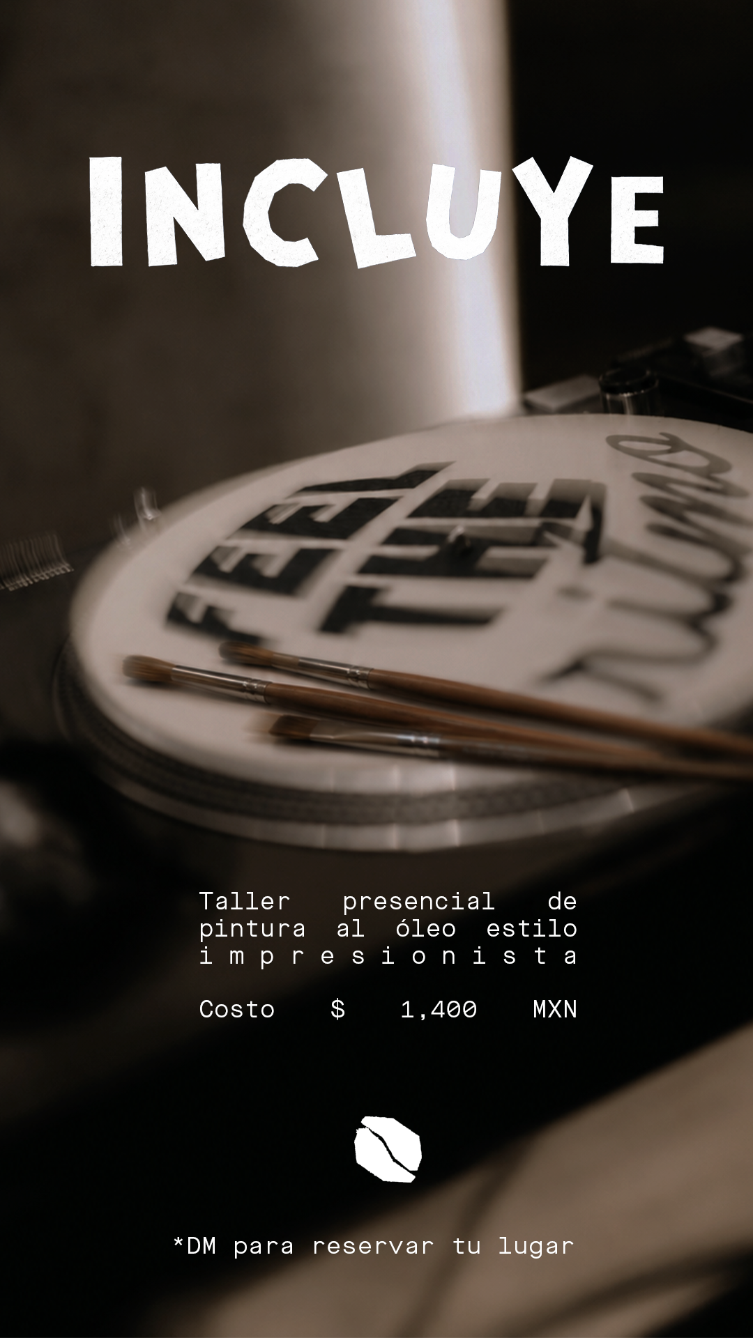 Taller Óleo & Café con Mau D'Art  🎨🌷👩🏻‍🎨