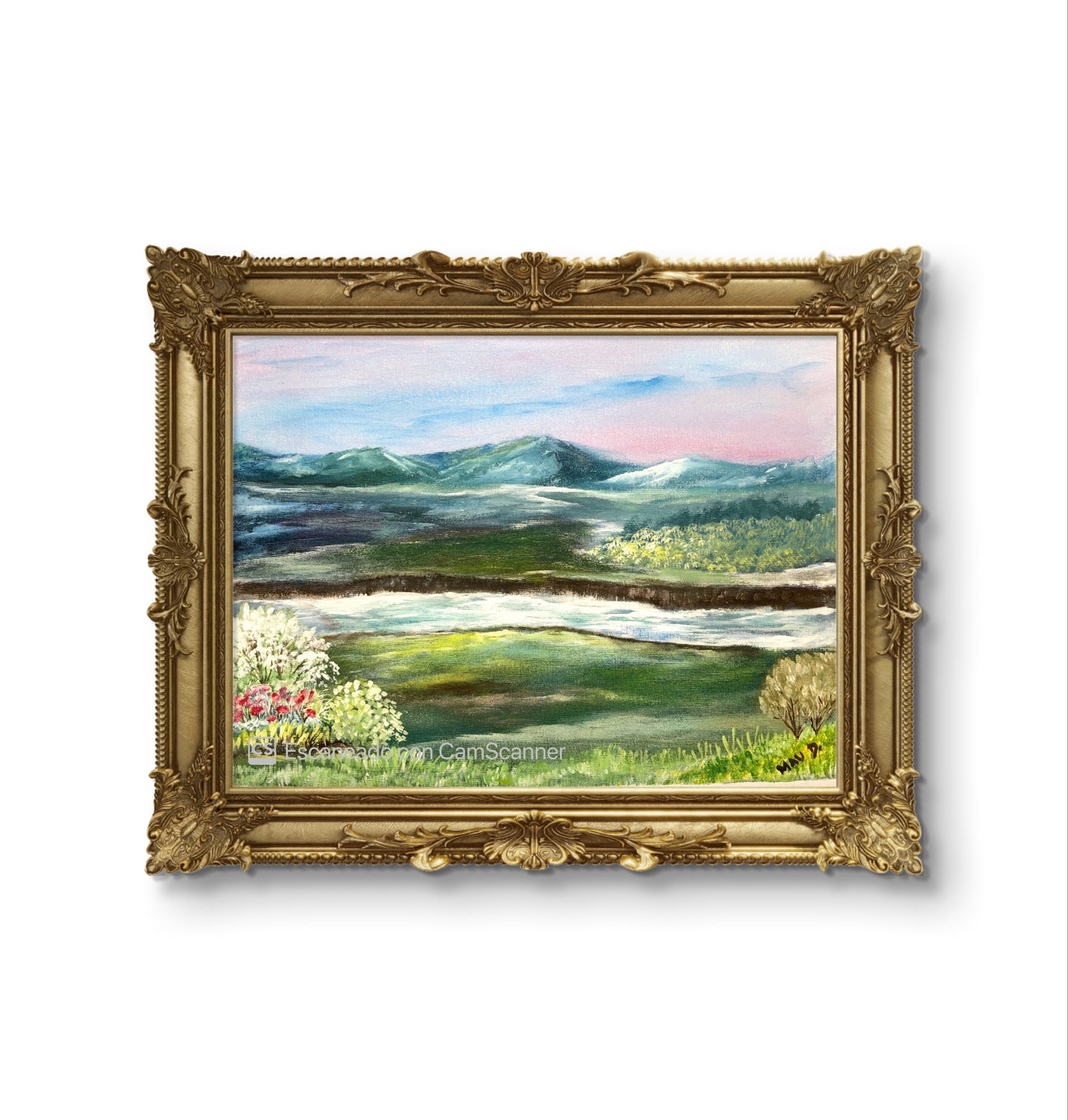 Acryl auf Leinwand | Jenseits des Waldes