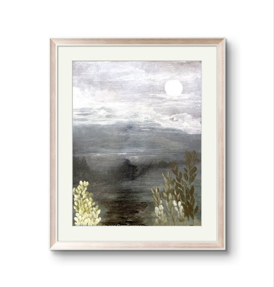 Acryl auf Papier | Am Horizont