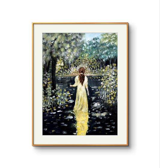 "Nadine" | Óleo sobre papel