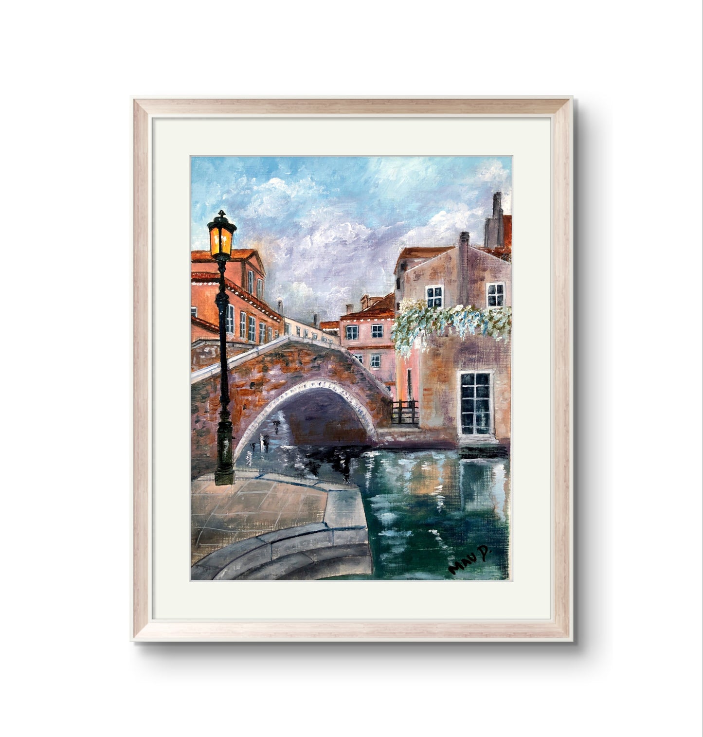 "Venecia sin ti" | Óleo sobre papel