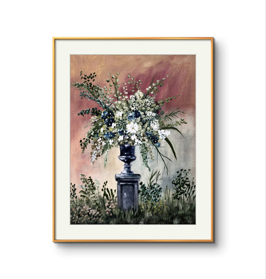 "Flor de Azalea" | Óleo sobre papel