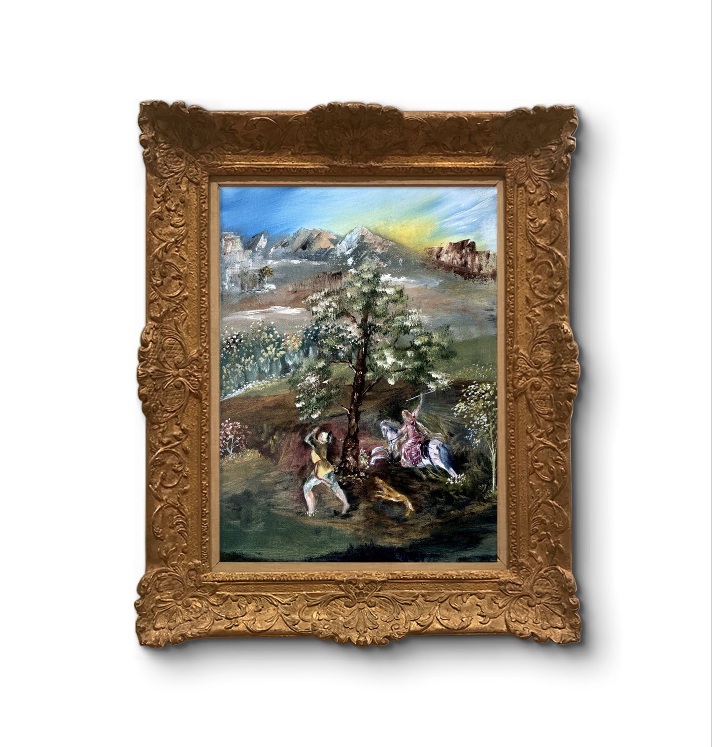 "Bianca y Pier" | Óleo sobre lienzo