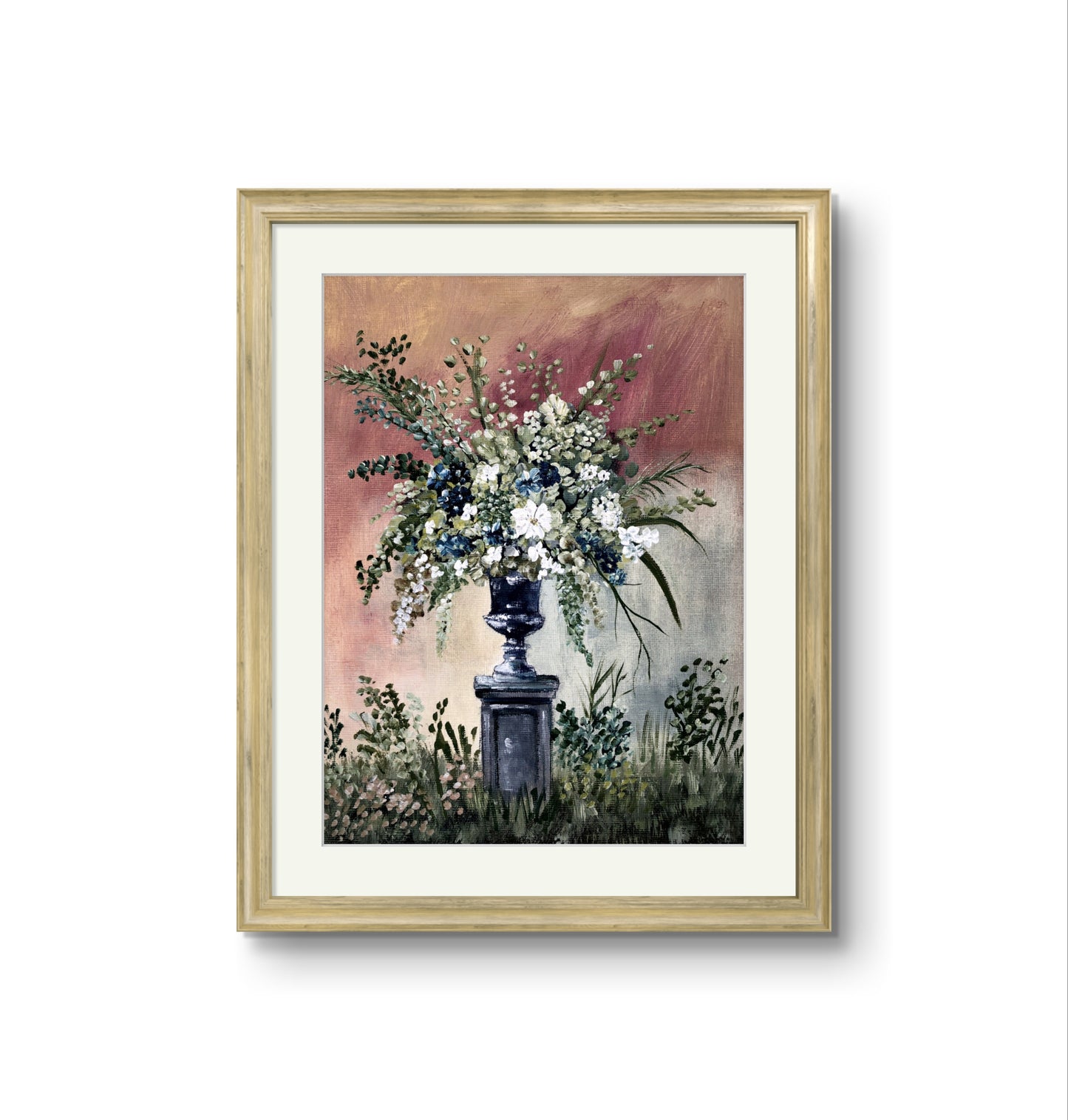 "Flor de Azalea" | Óleo sobre papel